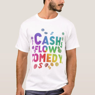 Camiseta Comédia de Fluxo de Caixa: Rindo até o Banco