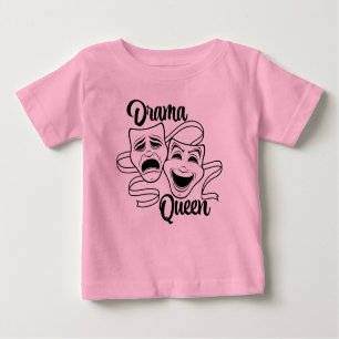 Camiseta Comédia E Teatro Tragédia Máscara O Drama Rainha N