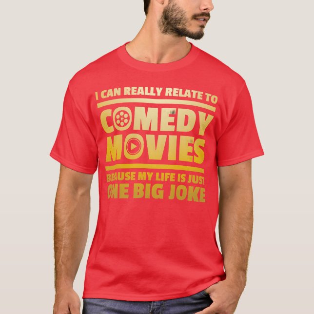 Camiseta Comédia Filmes em Goer retro (Frente)