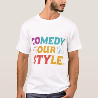 Camiseta "Comédia Nosso Estilo"