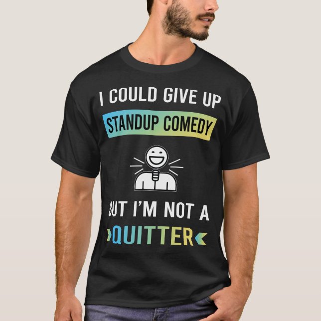 Camiseta Comédia Standup Não Desista (Frente)