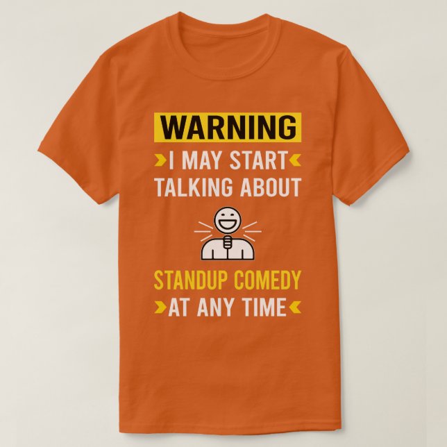 Camiseta Comediante de Standup Standup (Frente do Design)