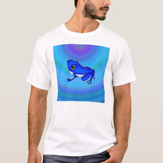 Camiseta Comedor de rãs azul na água