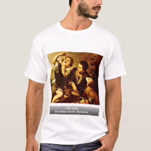 Camiseta Comedor do bolo por Esteban Murillo, Bartolomé