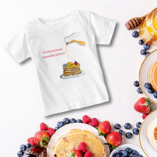 Camiseta Comedor Profissional de Panqueca Engraçado Panquec