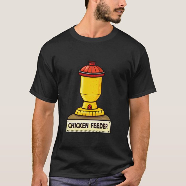Camiseta Comedouro de Frango Equipamento de Animais de Faze (Frente)
