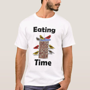 Camiseta Comedouro de Pássaros no Quintal, Hora de Comer, A