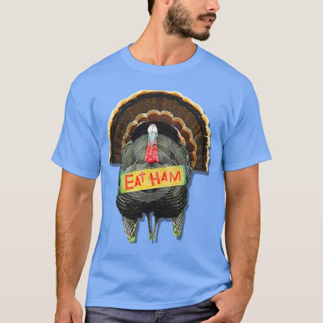 Camiseta comem presunto pessoas (Frente)