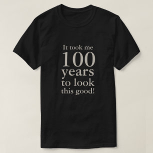 Camiseta Comemoração de 100º Aniversário Engraçado