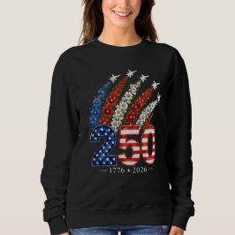 Camiseta Comemoração de 250 anos Floral Jet Fighter Patriót