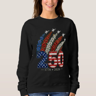 Camiseta Comemoração de 250 anos Floral Jet Fighter Patriót