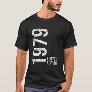 Camiseta Comemoração de 47 Anos de Nascimento de 1979 Vinta