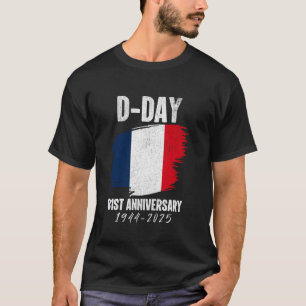 Camiseta Comemoração do 81º Aniversário do Dia D 1944-2025
