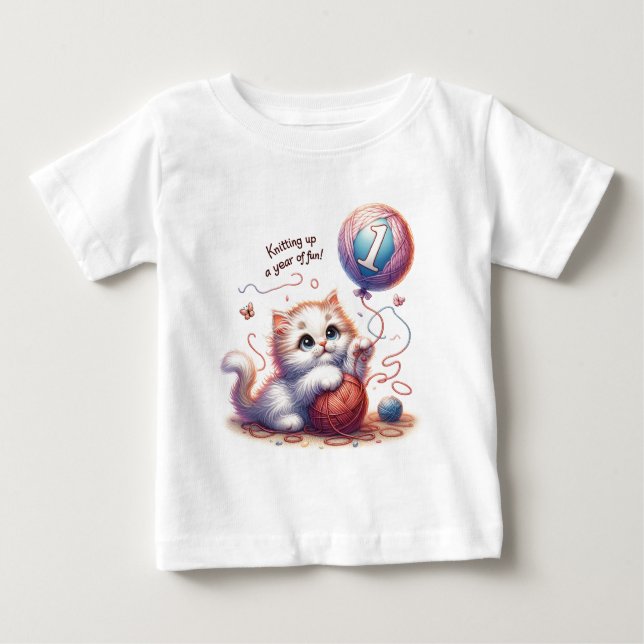 Camiseta Comemoração Puro: Diversão do Primeiro Ano! (Frente)