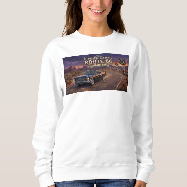 Camiseta Comemorando 100 Anos: Rota 66   (Frente)