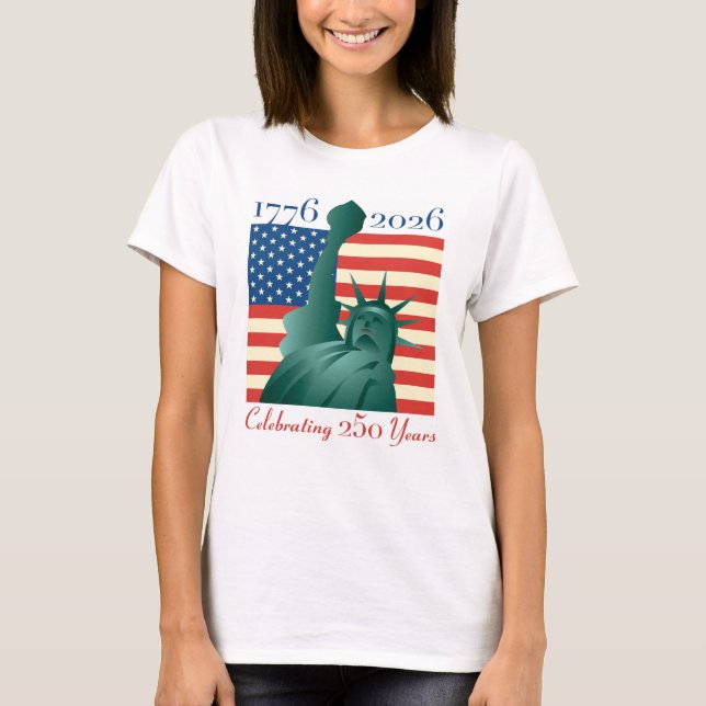 Camiseta Comemorando 250 Anos (Frente)