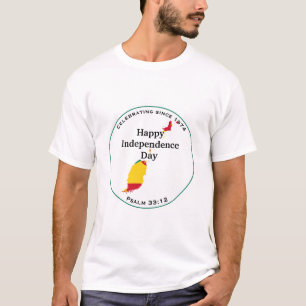 Camiseta Comemorando a INDEPENDÊNCIA DE GRANADA Branco Gran