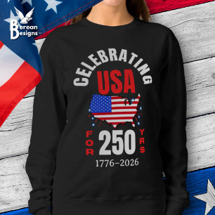 Camiseta Comemorando os EUA por 250 Anos de Independência A