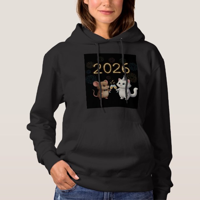 Camiseta comemorar 2026 Capuz ai foi usado (Frente)