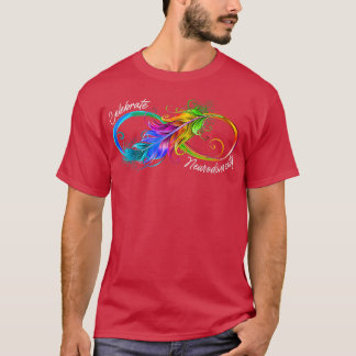 Camiseta Comemorar a Neurodiversity ADHD Merece apreciação