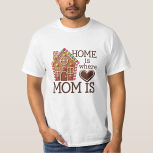 Camiseta Comemorar Mães com Arte Única