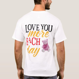 Camiseta Comemorar o amor pelo Dia de os namorados
