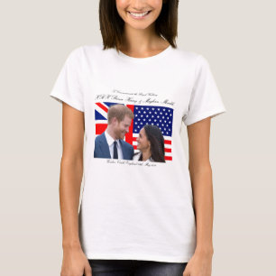 Camiseta Comemorar o Casamento Real Harry e Meghan