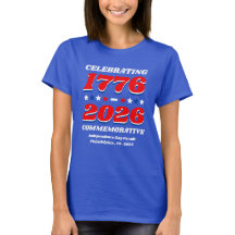 Camiseta Comemorativa 1776–2026