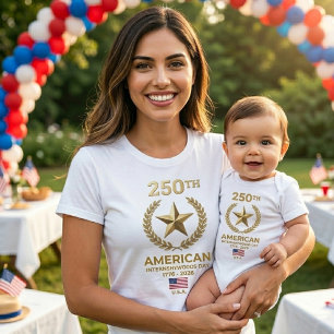 Camiseta Comemorativa 1776–2026 Patrimônio Americano 250º a