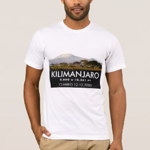 Camiseta Comemorativo do Monte Kilimanjaro