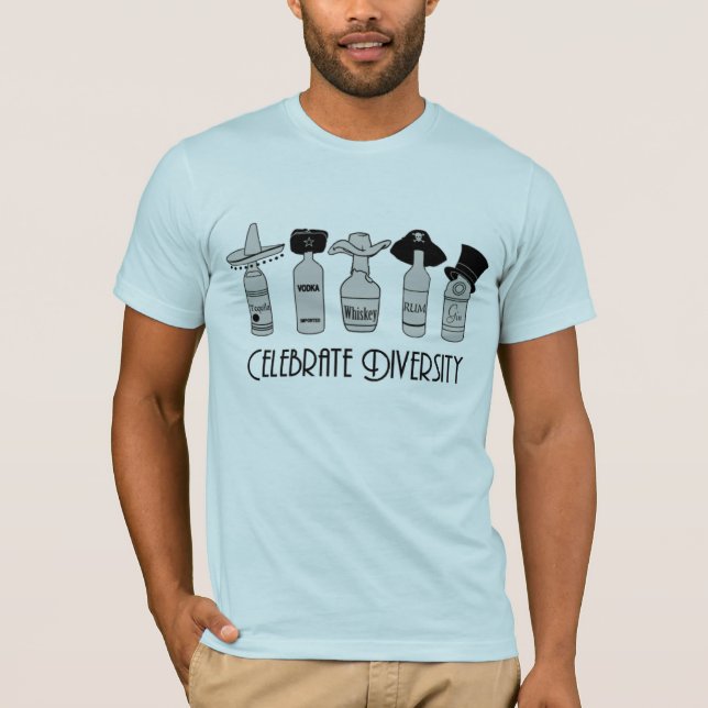 Camiseta Comemore a diversidade (Frente)