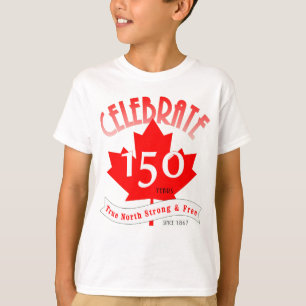 Camiseta Comemore Canadá 150 anos