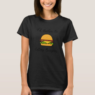Camiseta Comendo Hamburgers Deliciosos Cheeseburger de Comi
