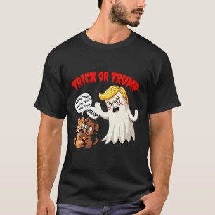 Camiseta Comendo O Truque Dos Cães Ou O Trump Engraçado 202