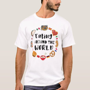 Camiseta Comendo pelo mundo