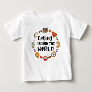 Camiseta Comendo pelo mundo
