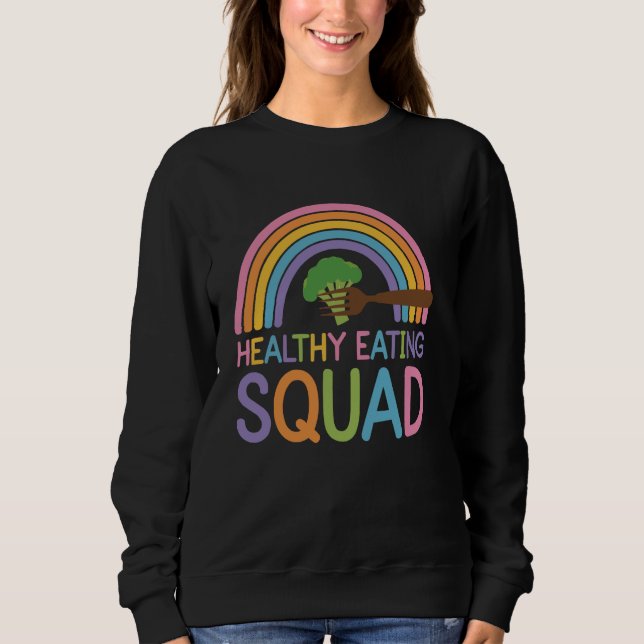 Camiseta Comendo Saudável Coma Comida Saúde Verde Dieta Veg (Frente)