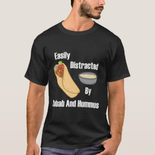 Camiseta Comendo Shawarma - doador turco de Comidas