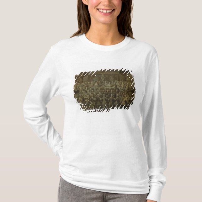 Camiseta Comensal prussiano da coroação para Frederick mim, (Frente)
