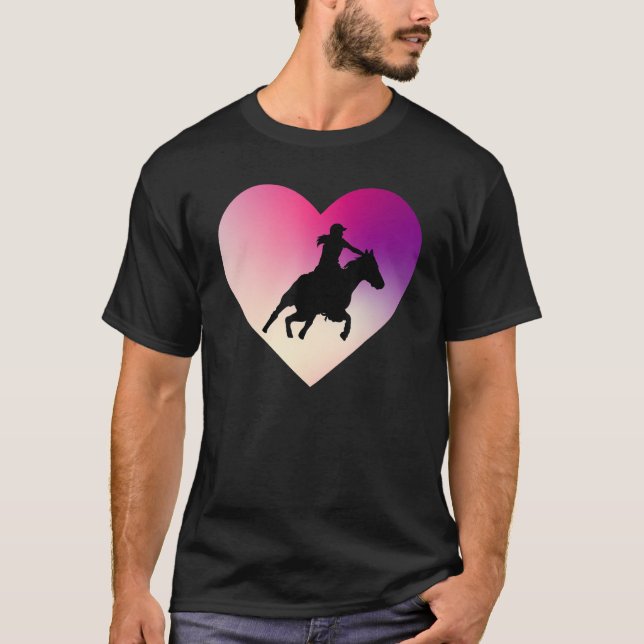 Camiseta Comentário sobre o Coração Equestre de Jockey Eque (Frente)