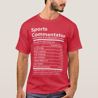 Camiseta Comentarista Esportivo Nutricional E Amigos Improv