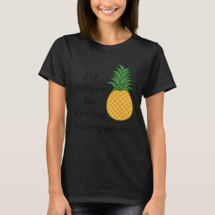 Camiseta Comer Abacaxis Fruta Fofa Frutas Tropicais