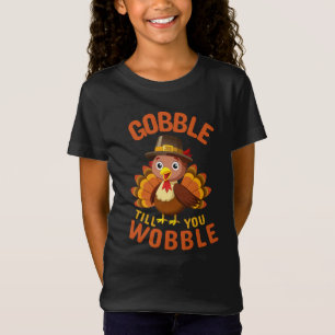 Camiseta Comer até vacilar ação de graças outono