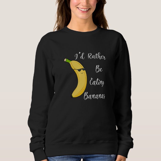 Camiseta Comer Banana Alimentos Saudáveis Frutas Exóticas (Frente)