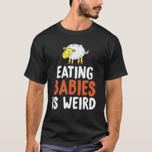 Camiseta Comer Bebês É Estranho Veggie Vegano