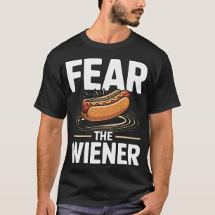 Camiseta Comer Cachorro Quente Salsicha Rápido