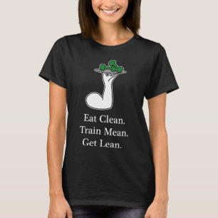 Camiseta Comer Comboio Limpo Significa Ter Um Atleta Vegan 
