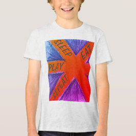 Camiseta comer como dormir