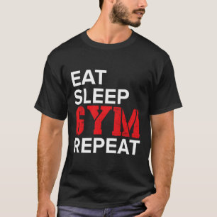 Camiseta Comer Dormir Academia Repetir
