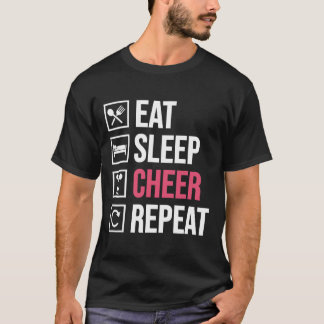 Camiseta Comer Dormir Aplaudir Repetir Divertido Aplaudindo